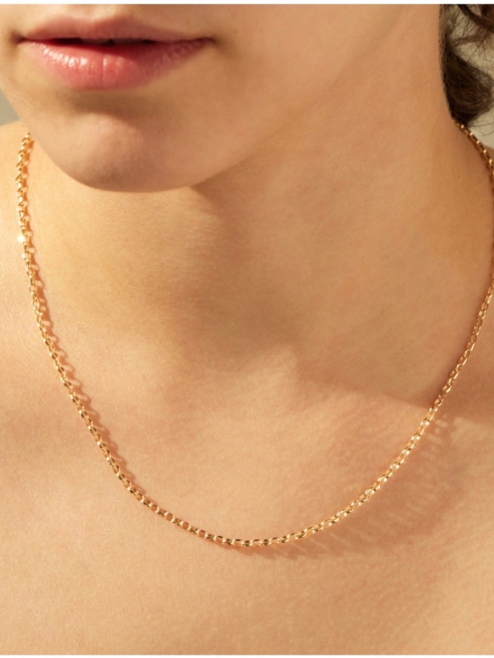 Catbird Festoon Chain 22” Solid 14K Gold - Picture 2 of 5